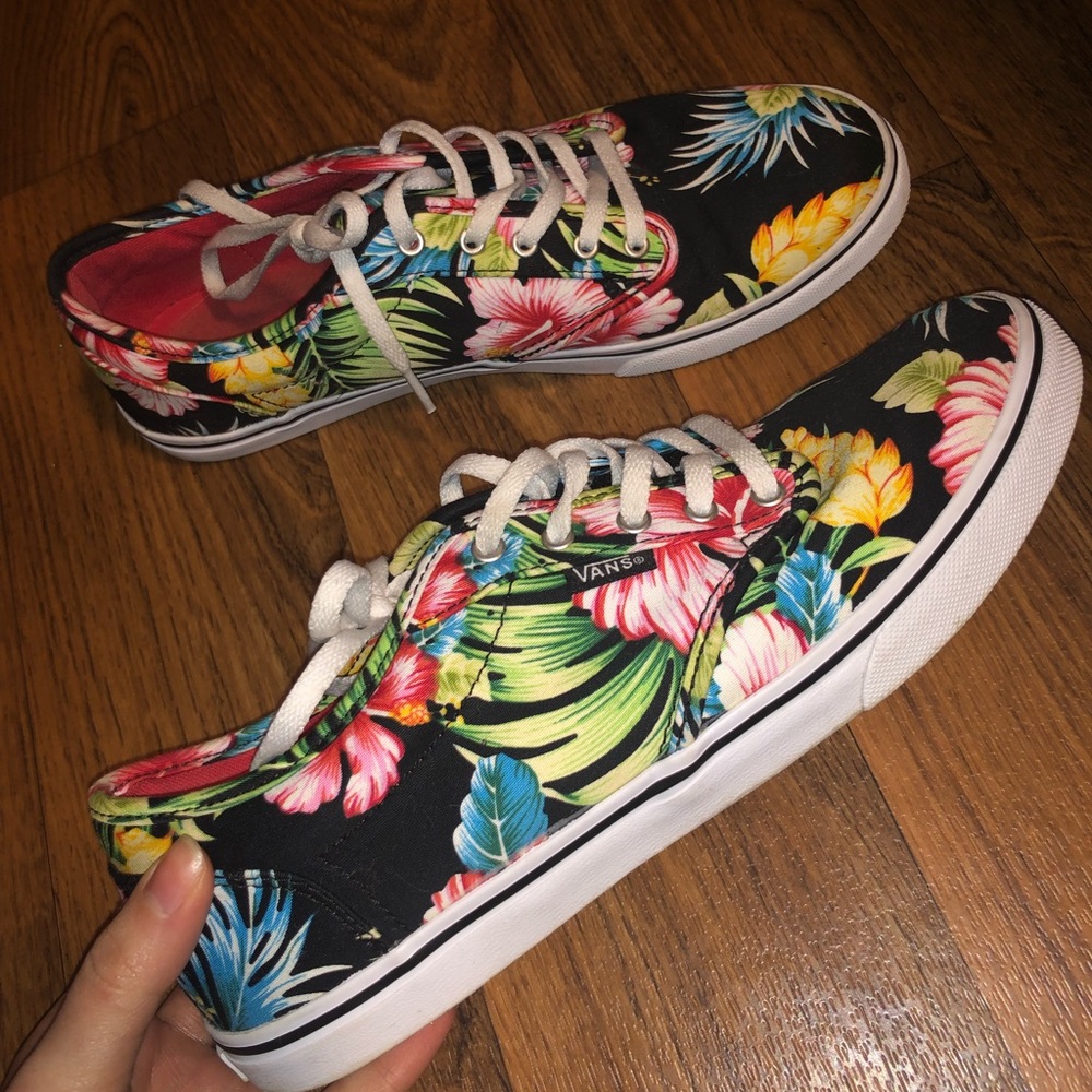Floral vans